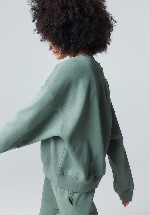 H&M - Oversized sweatshirt - dusty green