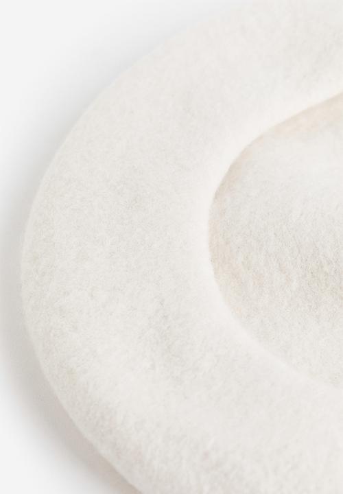H&M - Wool beret - white