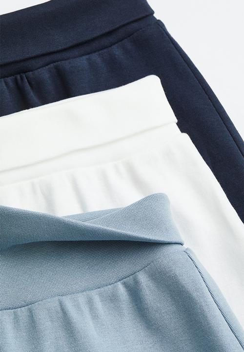 H&M - 6-piece cotton set - blue & white