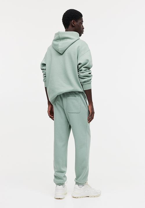 H&M - Relaxed fit sweatpants - light khaki green