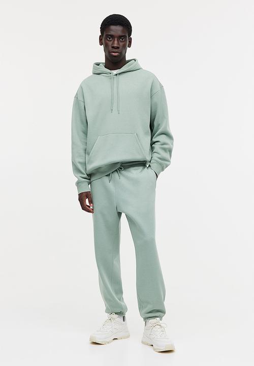 H&M - Relaxed fit sweatpants - light khaki green
