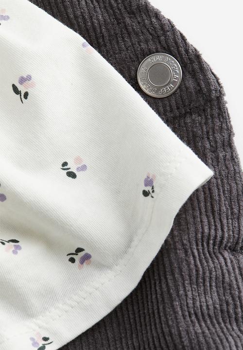 H&M - 2-piece cotton set - grey & white