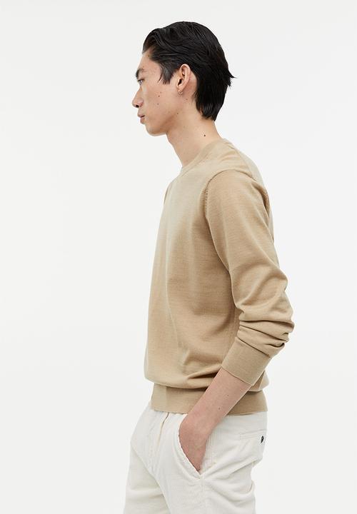 H&M - Regular fit wool-blend jumper - beige