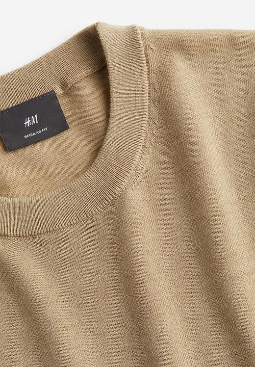 H&M - Regular fit wool-blend jumper - beige