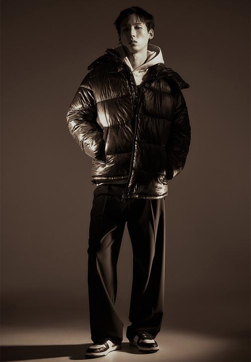 H&M - Oversized fit puffer jacket - black