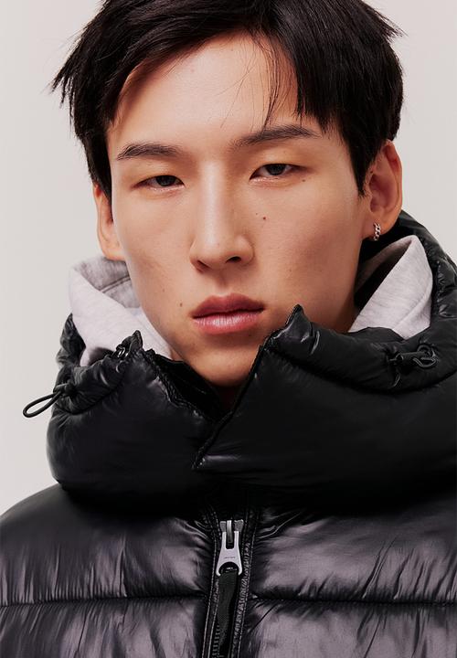 H&M - Oversized fit puffer jacket - black