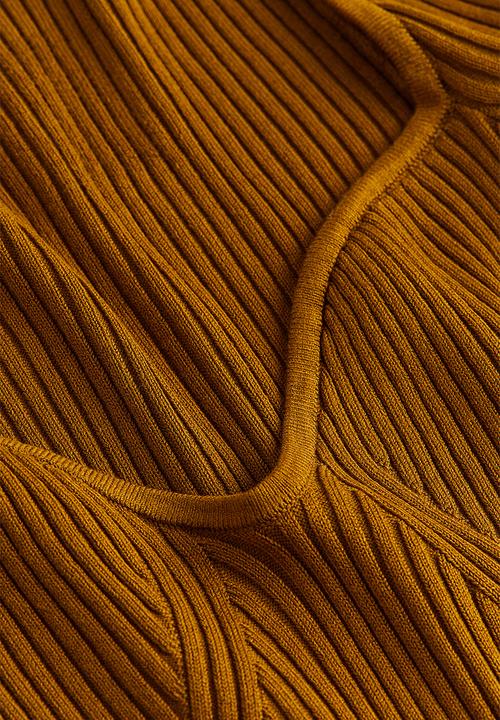 H&M - Rib-knit jumper - ochre