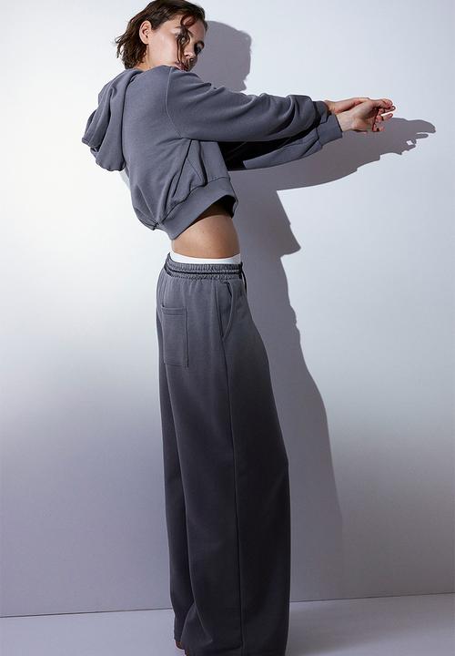 H&M - Pleat-detail joggers - dark grey