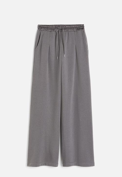 H&M - Pleat-detail joggers - dark grey