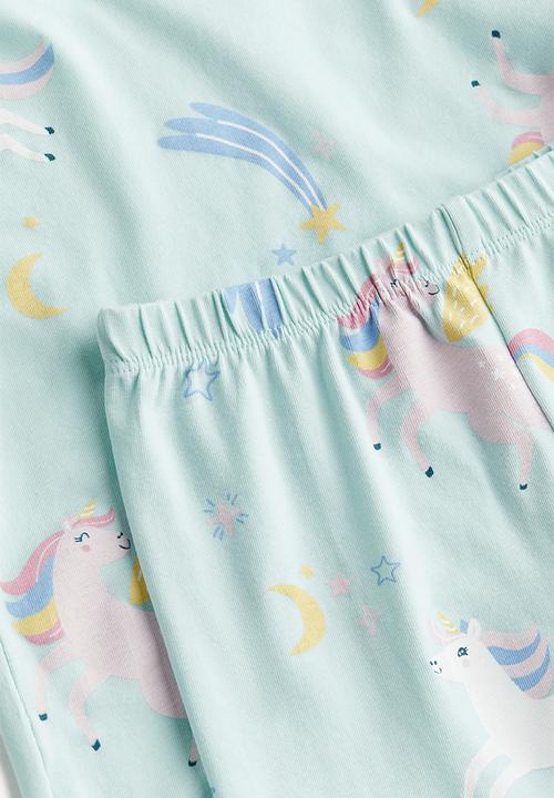 H&M - Printed pyjamas - turquoise