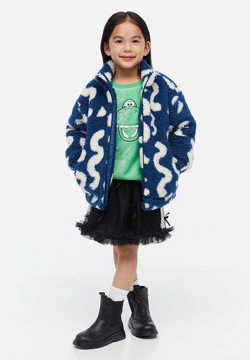 H&M - Teddy jacket - blue,multi
