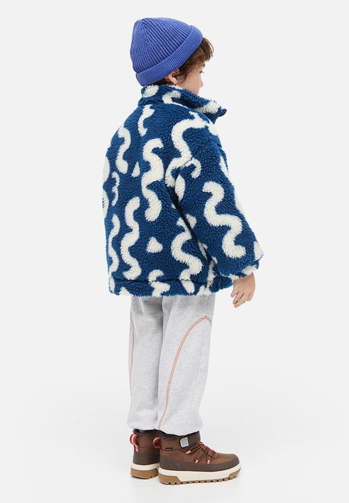 H&M - Teddy jacket - blue,multi