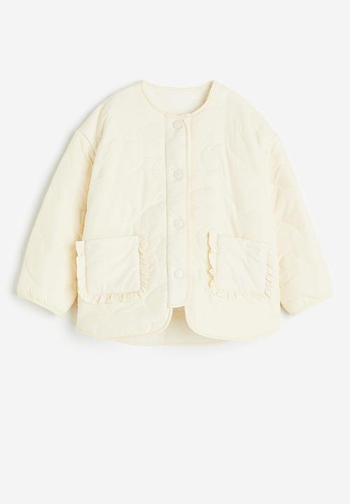 H&M - Quilted coat - white
