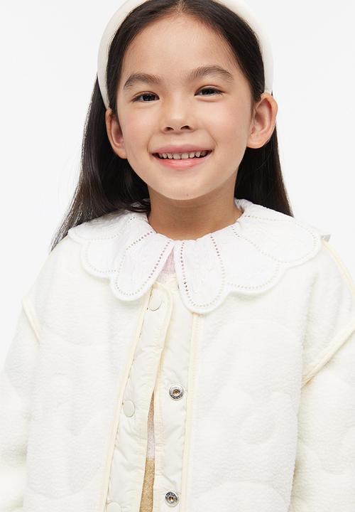 H&M - Quilted coat - white