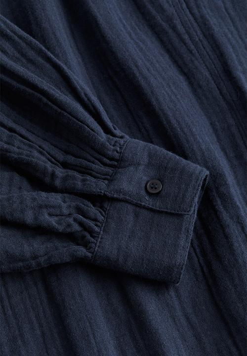 H&M - Double-weave blouse - blue