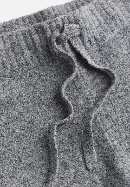 H&M - Fine-knit joggers - grey