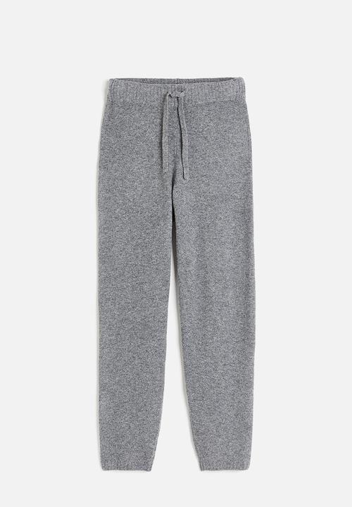 H&M - Fine-knit joggers - grey