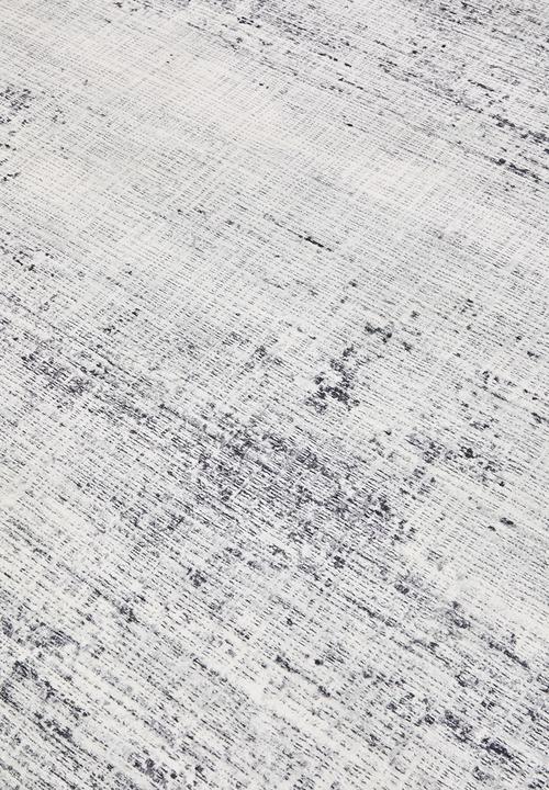Sixth Floor - Distressed Grey Plush Rug