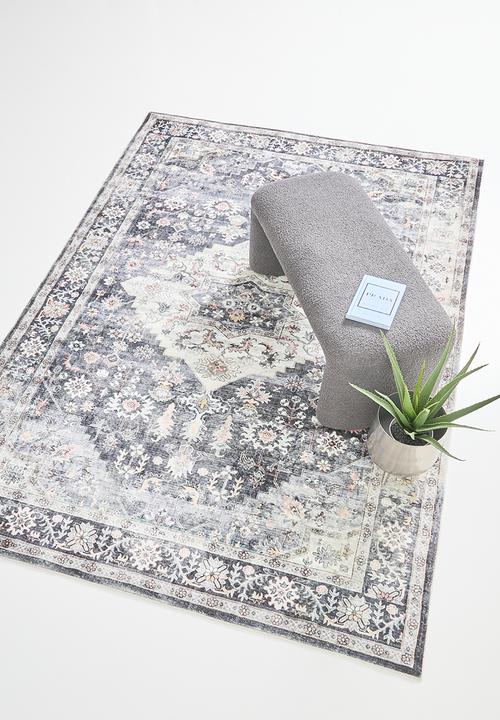 Sixth Floor - Charcoal Antique Plush Rug