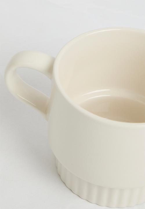 Sixth Floor - Draconis mug set of 4 - Natural