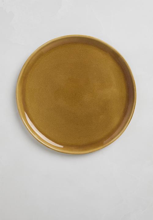 Sixth Floor - Jupiter dinner plate set of 4 - Brown