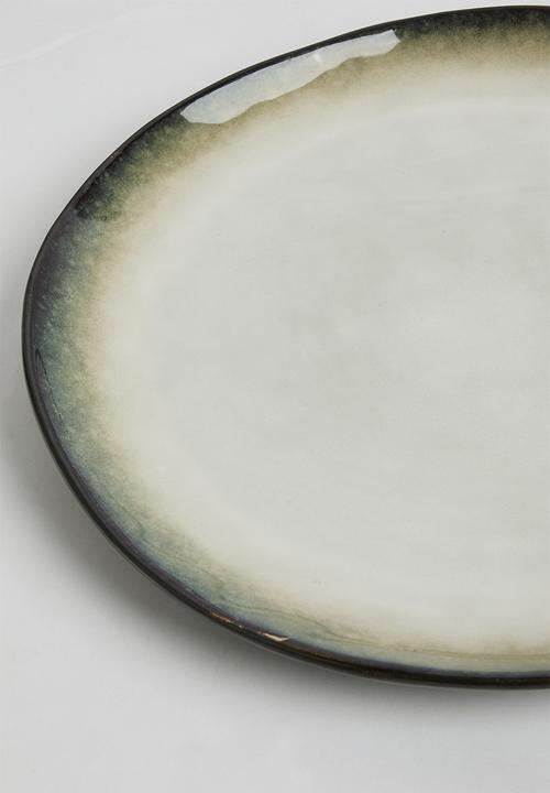 Sixth Floor - Moon dinner plate set of 4 - brown