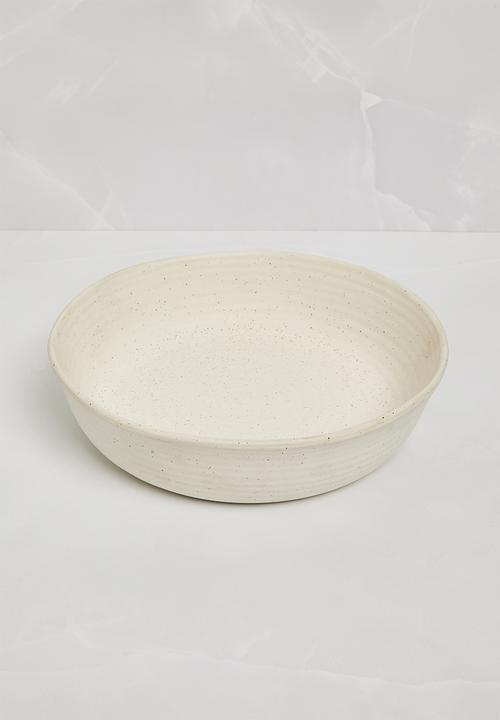 Sixth Floor - Saturn serving bowl - Milk