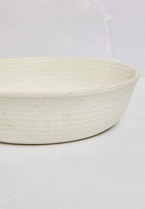 Sixth Floor - Saturn serving bowl - Milk