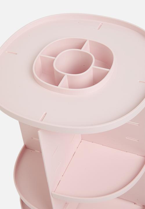 Litem - Rotating Cosmetic Organiser - Baby Pink