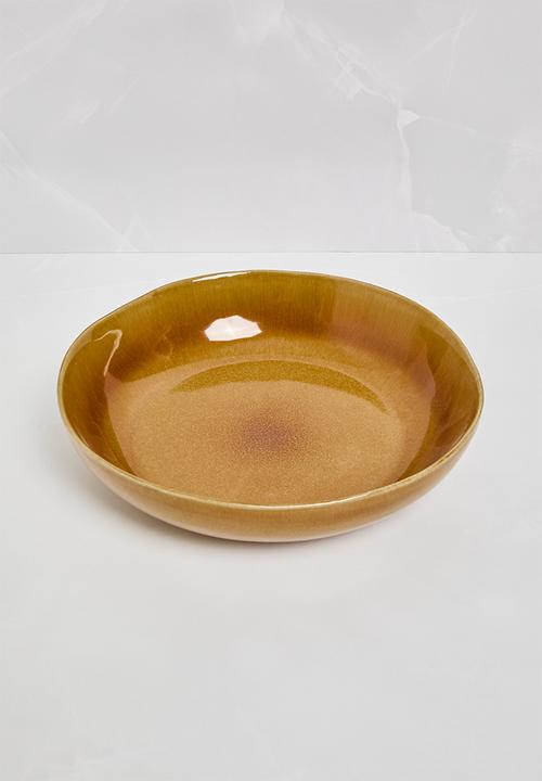 Sixth Floor - Jupiter serving bowl - Brown