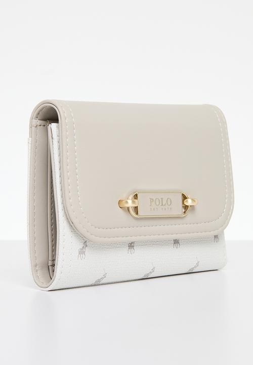 POLO - Porland compact trifold purse - grey
