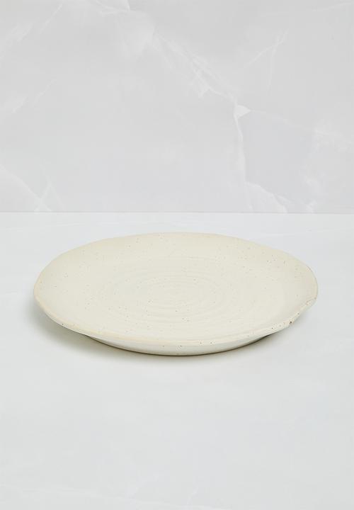 Sixth Floor - Saturn side plate set of 4 - Milk