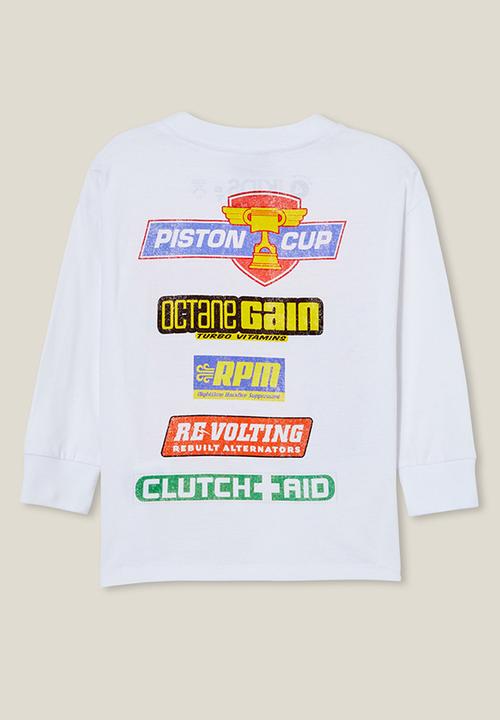 Cotton On - License long sleeve tee - lcn dis white/lightning 95