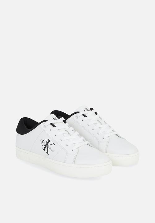 Calvin Klein - Classic Cupsole Low Laceup leather - Black/Bright White