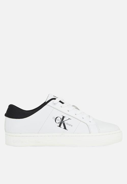 Calvin Klein - Classic Cupsole Low Laceup leather - Black/Bright White