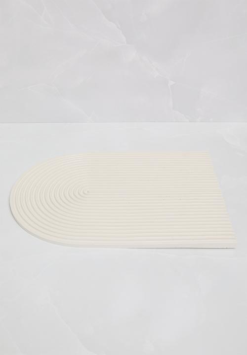 Terrazzo Home - Large Arch Serving Board - White