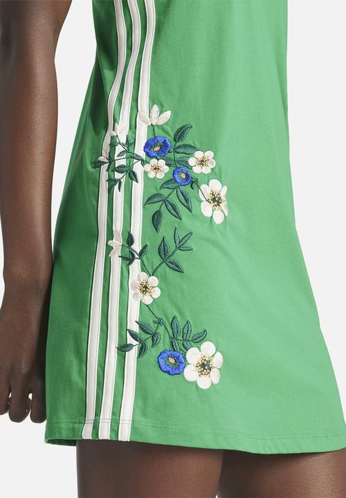 adidas Originals - Floral dress - green