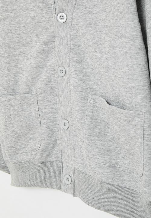 Pop Candy - Button down cardigan - grey