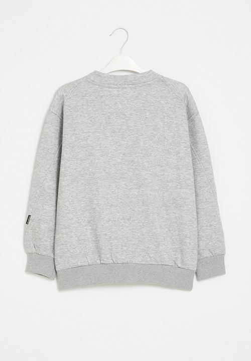 Pop Candy - Button down cardigan - grey