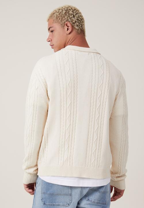 Cotton On - Rugby Knit - Cream