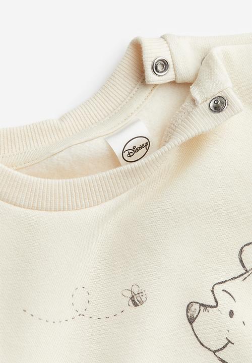 H&M - 2-Piece sweatshirt set - cream & winnie the pooh