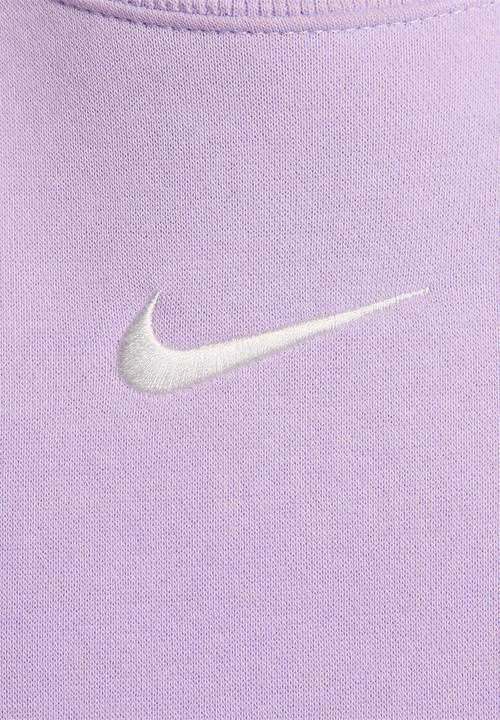 Nike - W Nsw Phnx Flc Oos Crew - Violet Mist/Sail