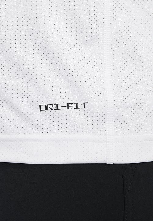 Nike - Dri-FIT ready ss fitness top - white/black