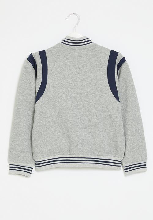 Pop Candy - Baseball jacket - grey & blue