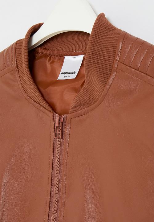 Pop Candy - Bomber jacket-brown