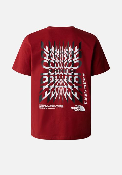 The North Face - M ss24 coordinates short sleeve tee - iron red (poj)
