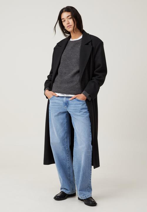 Cotton On - Harrison Coat - Black