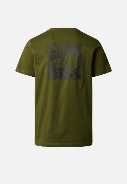 The North Face - M short sleeve redbox celebration tee - forest olive (pib)