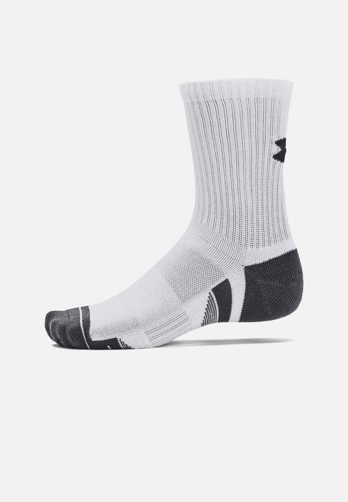 Under Armour - Ua performance cotton 3p mid - white