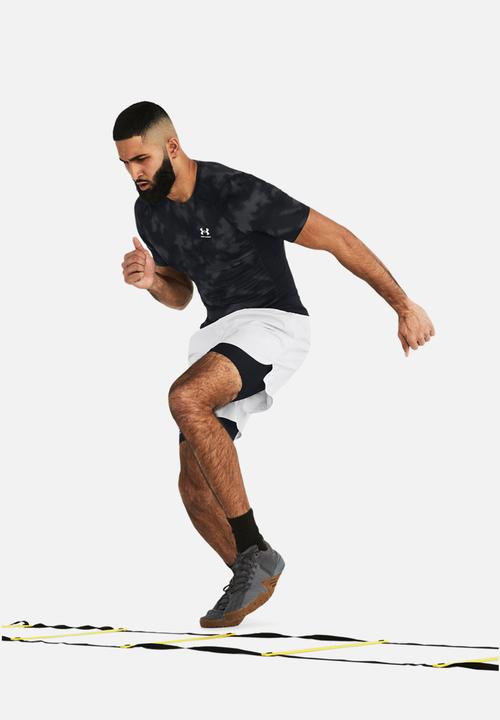 Under Armour - Ua hg armour printed short sleeve - black/white